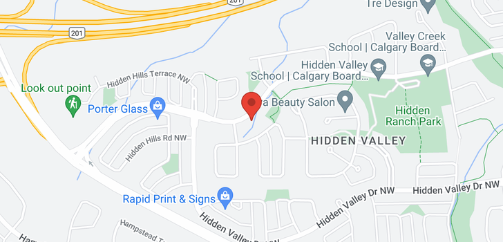 map of 11185 Hidden Valley Drive NW